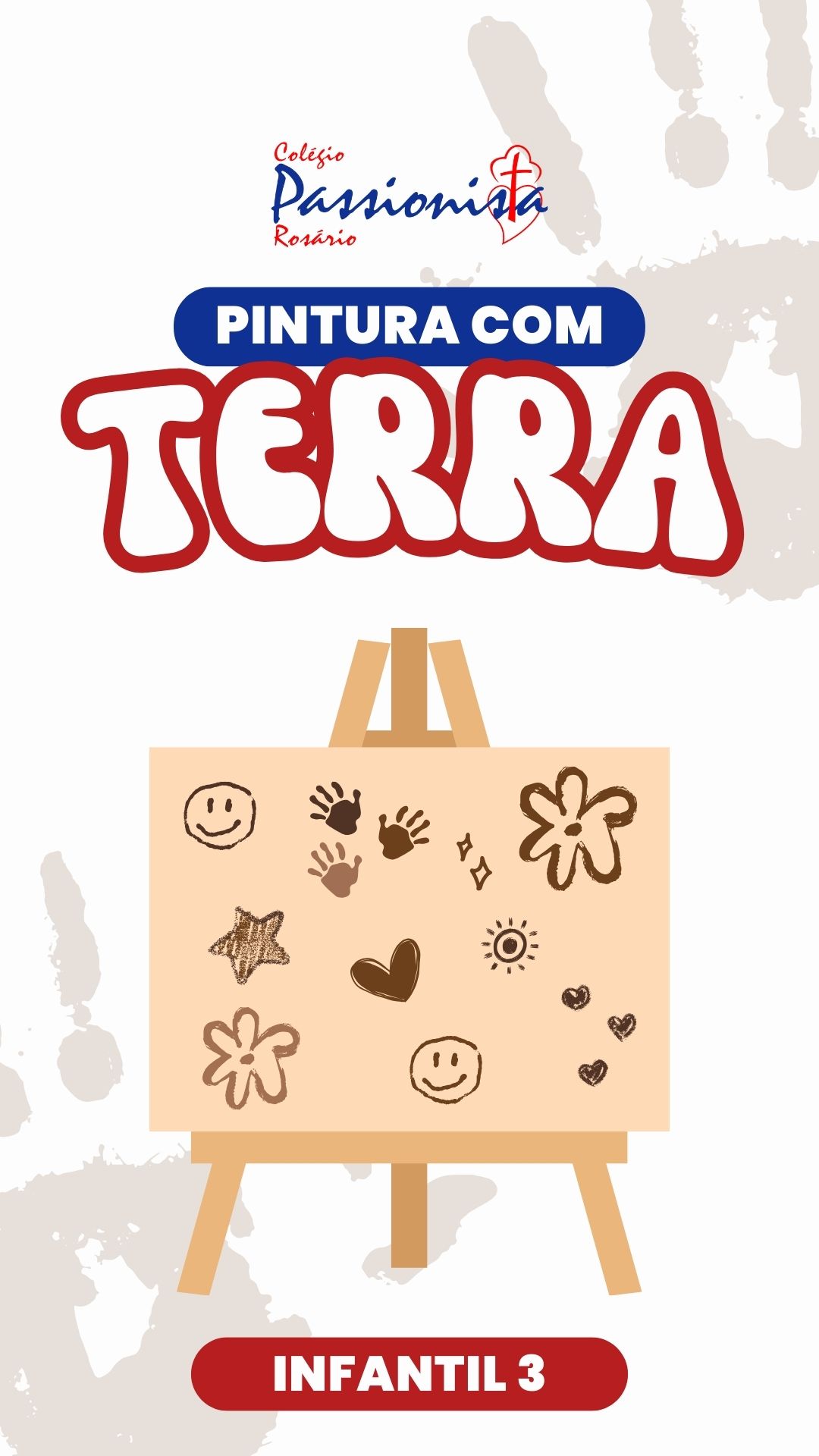 Pintura com terra - Infantil 3 Nossa Senhora do Rosrio