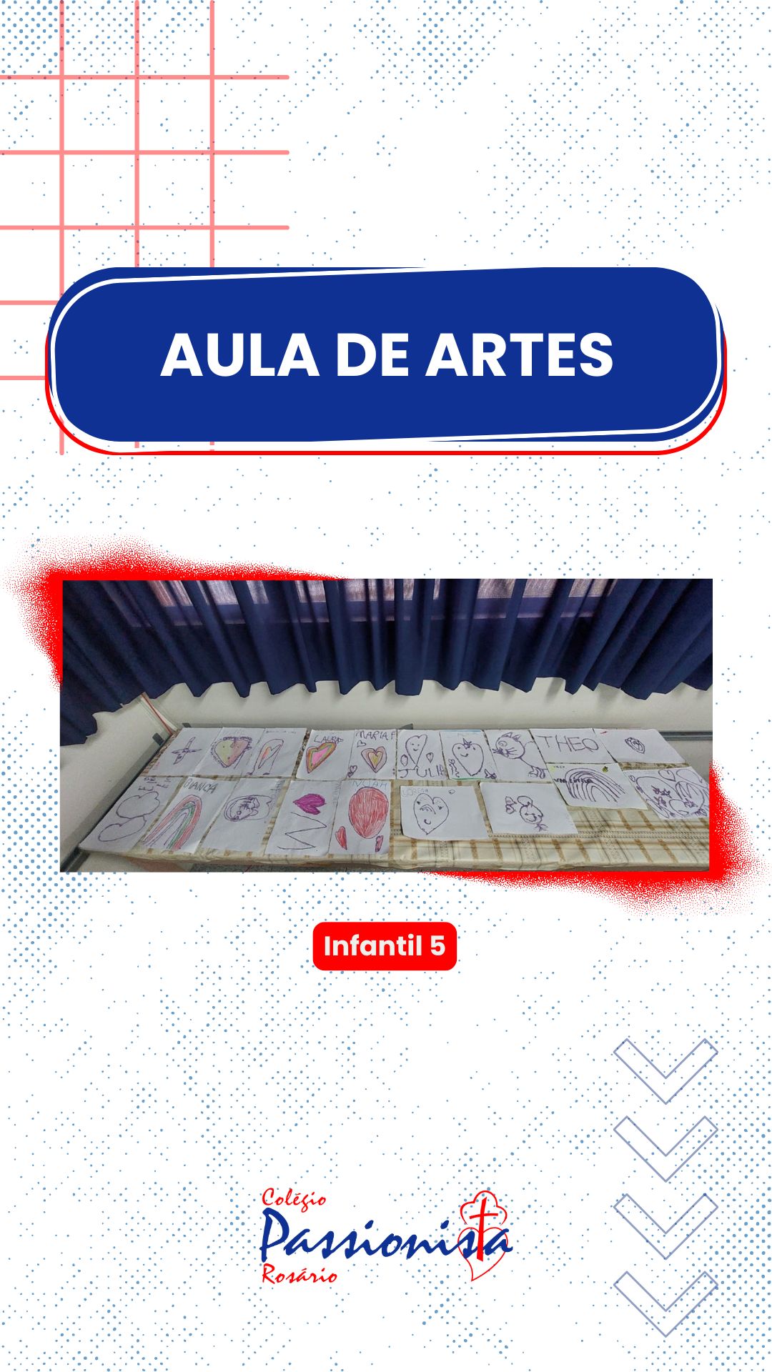 Aula de Artes - infantil 5 Nossa Senhora do Rosrio