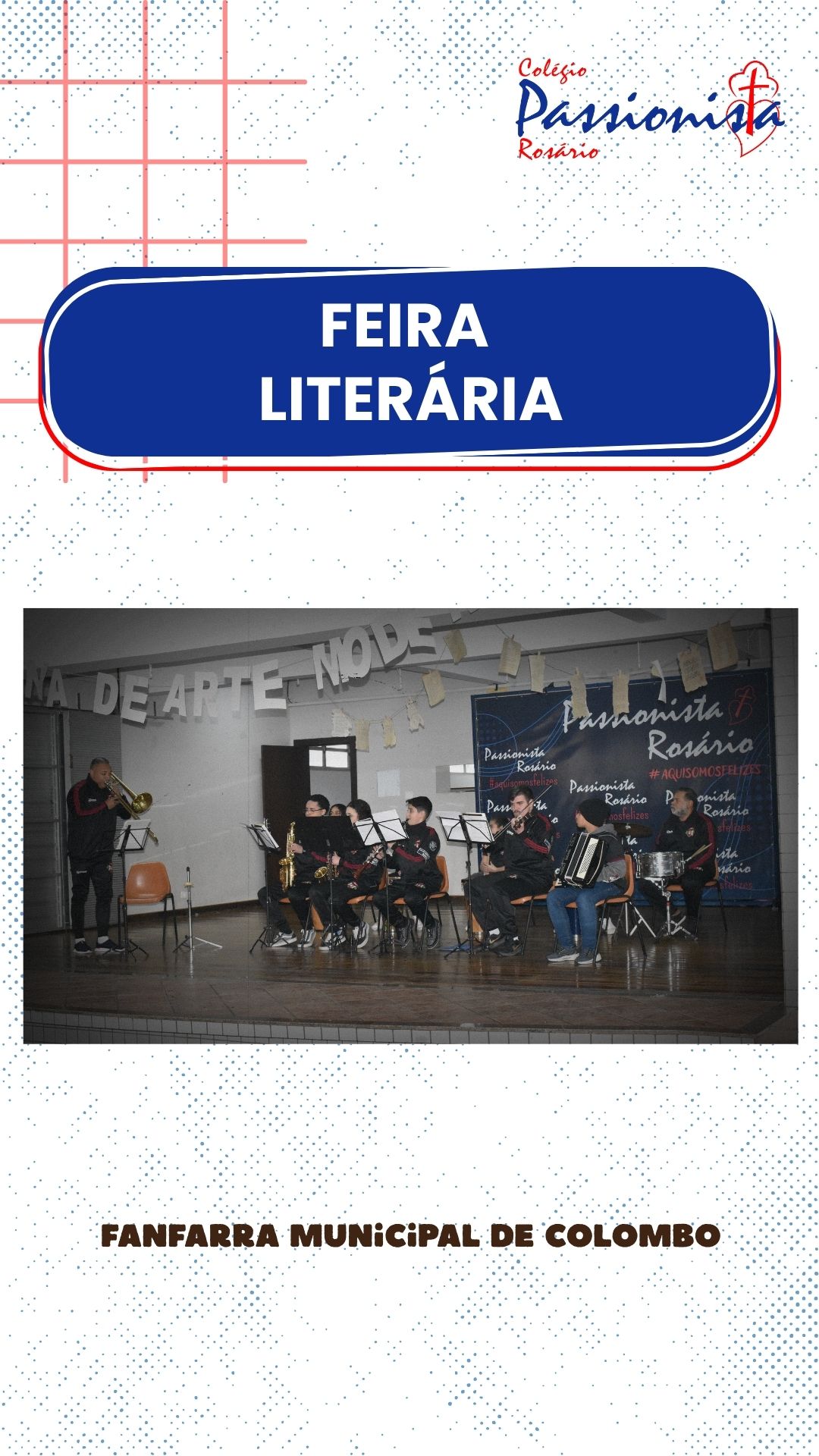 Fanfarra Municipal de Colombo - Feira Literria  Nossa Senhora do Rosrio