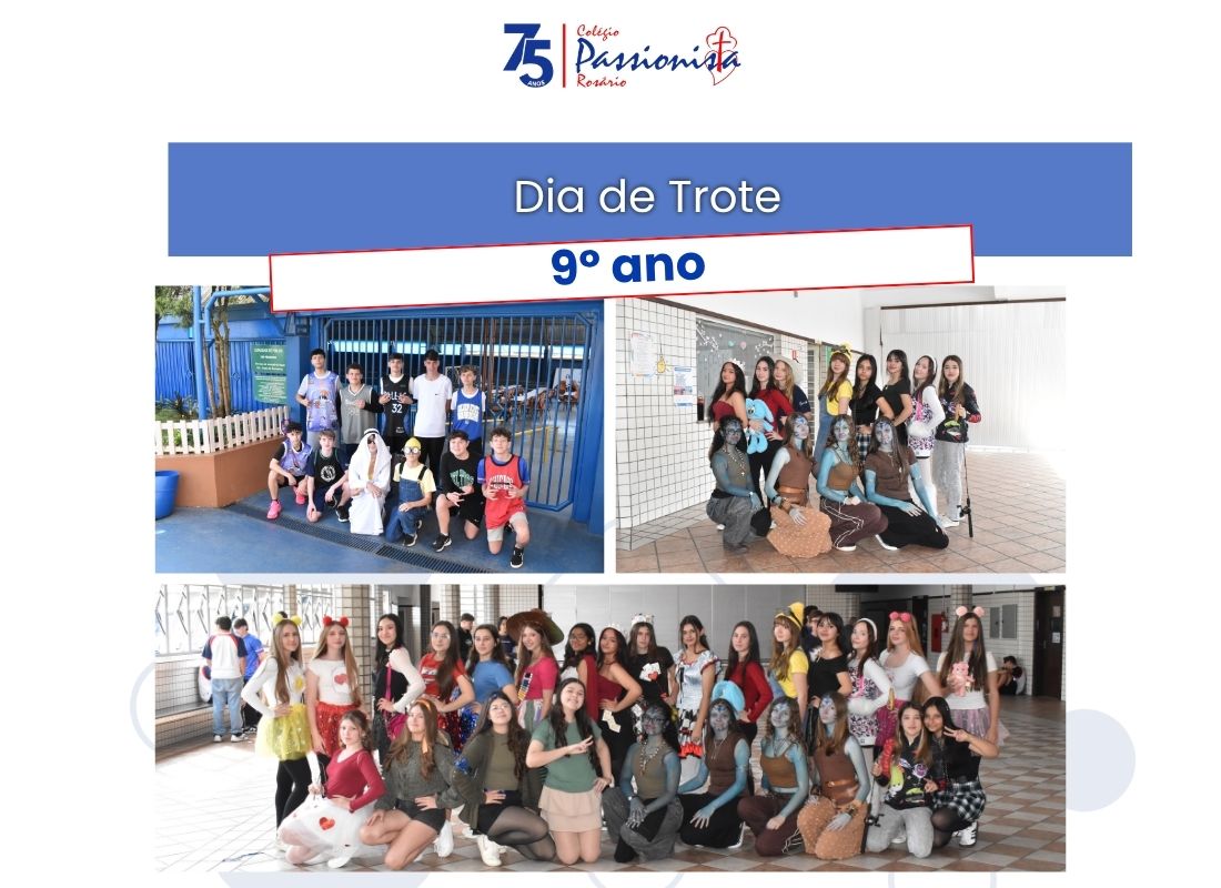 Trote 9� ano - Personagens Nossa Senhora do Ros�rio