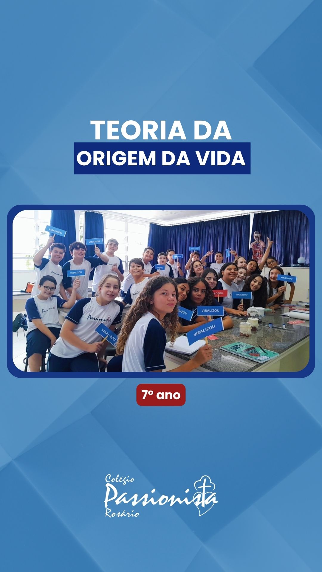 Teoria da Origem da Vida - 7 ano  Nossa Senhora do Rosrio
