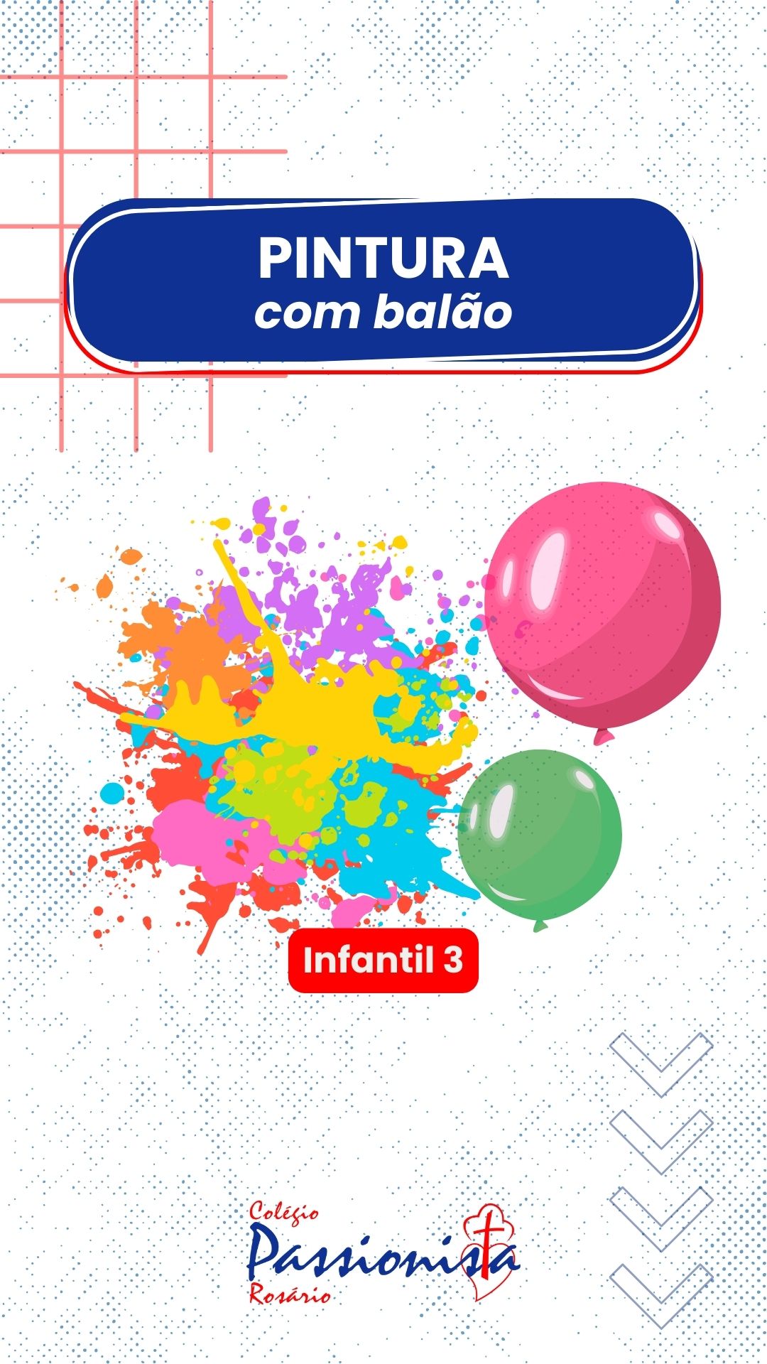 Pintura com bales - Infantil 3 Nossa Senhora do Rosrio
