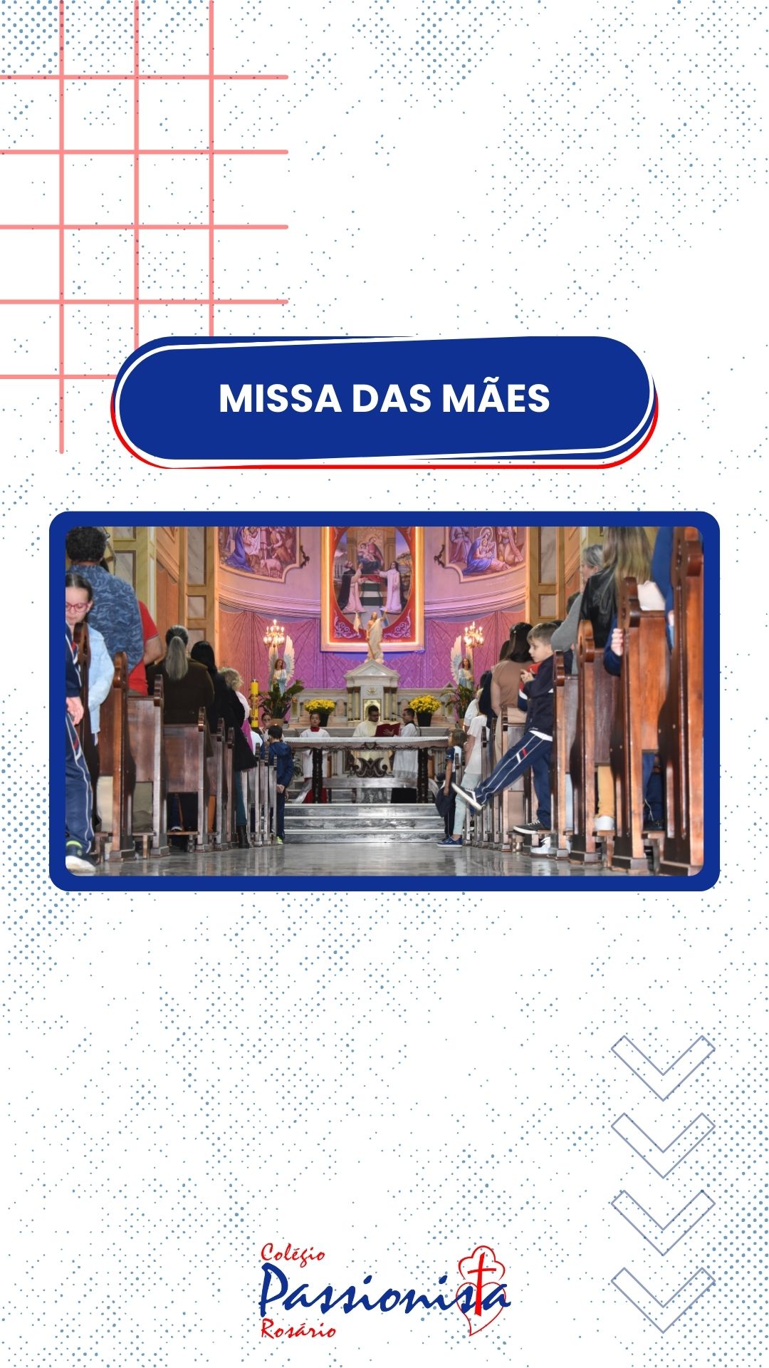 Missa em homenagem as Mes  Nossa Senhora do Rosrio