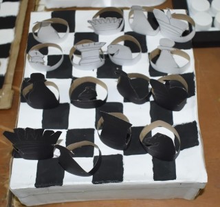 Desenvolvendo tabuleiro de xadrez - 8 ano Fundamental II